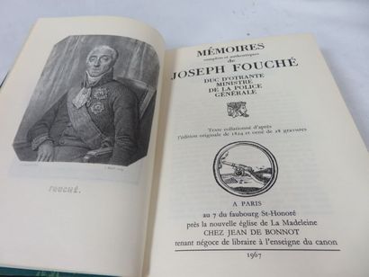 null FOUCHER "Mémoires" Jean de BONNOT, 1967