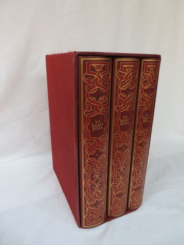 null "La Sainte Bible" 3 volumes. Lidis, 1973. Sous emboîtage.