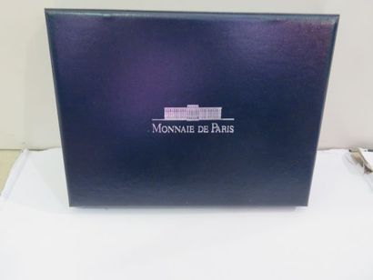 null MONNAIE DE PARIS Coffret de 6 pièces de 100 francs en argent "Les Trésors du...