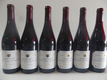 null 6 bouteilles de Hautes Côtes de Beaune 2018 Bourgogne Henri de Bareuil 2018