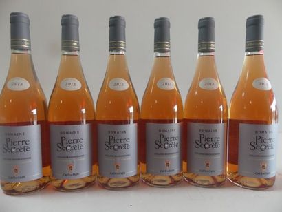 null 6 bouteilles de Domaine La Pierre Secrète 2015 Rosé Les Caves de Tain l'Her...