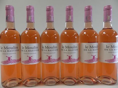 null 6 bouteilles de Moulin de la Bastide 2018 Rosé Sec de Gascogne