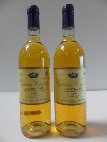 null 2 bouteilles de Château Cousteau 1999 Cadillac Domaine Guillaume Réglat - Bouteille...
