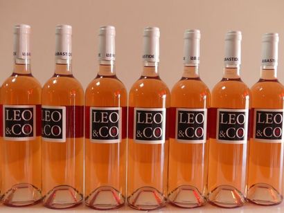 null 8 bouteilles de Rosé sec 2015 Léo Co Comte Tolosan