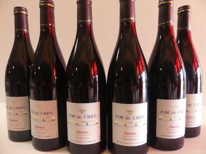 null 6 bouteilles de Saumur rouge 2013 Le Pont des Cadets Cabernet Franc