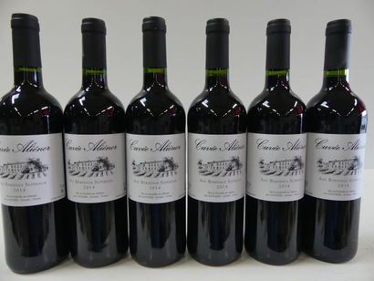 null 6 bouteilles de Cuvée Alienor 2014 Bordeaux supérieur Récoltant