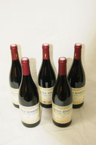 null 5 bouteilles de Baume de Venise, Château Redortier : 3 de 2012 et 1 de 2009...
