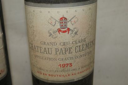 null 2 bouteilles de Graves, Château Pape Clément, 1973 et 1978 (es, LB)