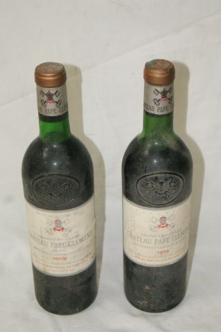 null 2 bouteilles de Graves, Château Pape Clément, 1973 et 1978 (es, LB)