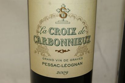 null Lot de deux bouteilles : une de Graves Château Camus 2007 et une de Pessac Leognan,...