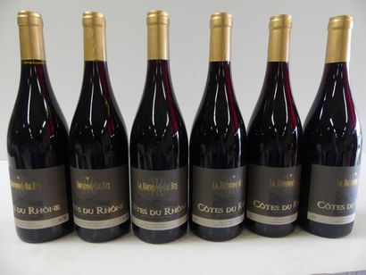 null 6 bouteilles de Côtes du Rhône 2016 La Baronne de Bry