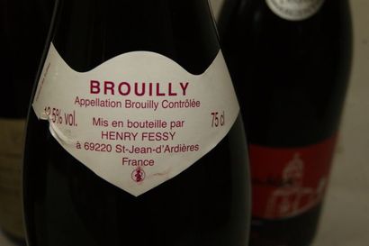 null Lot de 6 bouteilles de Bourgogne : Gigondas domaine Grand romane 2014, Du Chirouble...