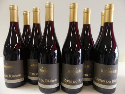 null 8 bouteilles de Côtes du Rhône 2016 La Baronne de Bry