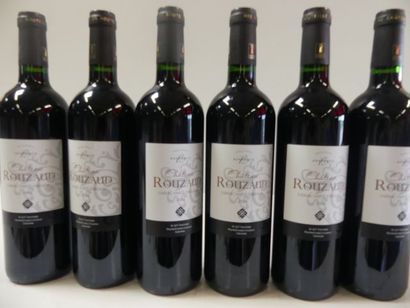 null 6 bouteilles de Lussac Saint Emilion 2014 Château Rouzaud Récoltant 2014