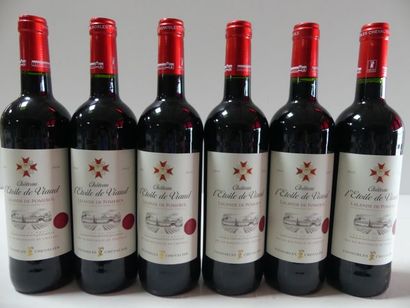 null 6 bouteilles de Lalande de Pomerol 2016 Château l'Etoile de Viaud Vignobles...