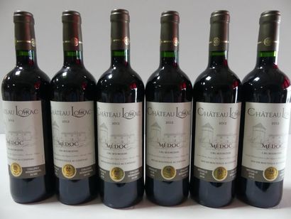 null 6 bouteilles de Château Loirac 2012 Médoc Cru Bourgeois Médaillé d'Or 2012
