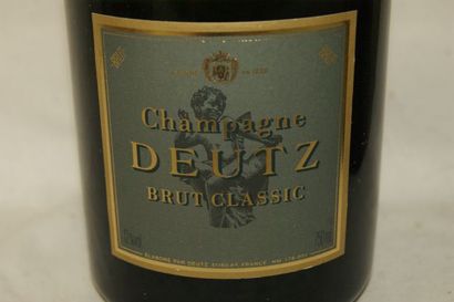 null Lot de deux bouteilles de champagne : Deutz et Payelle "Cuvée du Pomponne" ...