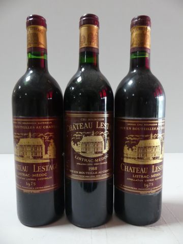 null 3 bouteilles de Château Lestage Listrac Grand cru Bourgeois Bouteilles parfaites...