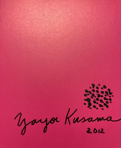 Yayoi KUSAMA (Né en 1929) ART BOOK Hi, Konnichiwa. Livre avec miniature. Boek met...