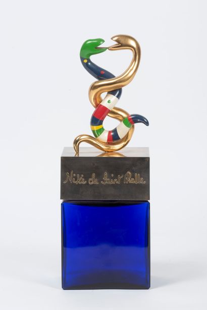 Niki de Saint Phalle (1930-2002) Bottle with two snakes, 1928. Multiple. Perfume...