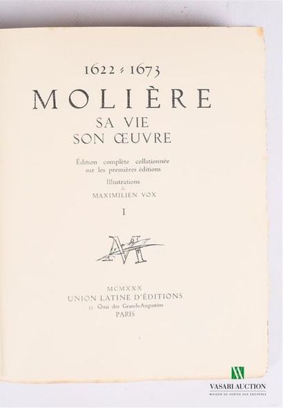 null MOLIERE - Molière Sa vie, Son oeuvre 1622-1673 - Paris, Union Latine d'Editions,...