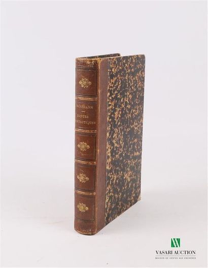 null HOFFMANN - Contes fantastiques - Paris Morizot 1861 - un volume in-8 - reliure...
