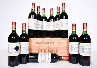 null 11 bouteilles	CHÂTEAU DAUZAC	Margaux	1990
	Et.: 10 impeccables, 1 tachée. N...