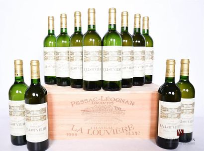 null 12 bouteilles	CHÂTEAU LA LOUVIÈRE	Graves blanc	1999
	Présentation, niveau et...