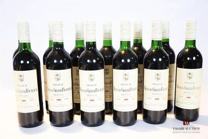 null 12 bouteilles	CHÂTEAU BRANAS GRAND POUJEAUX	Moulis	1998
	Et. impeccables. N...