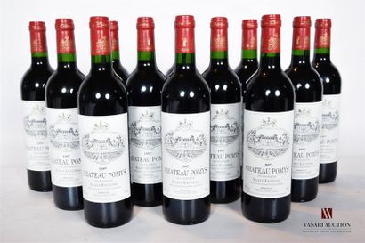 null 12 bouteilles	CHÂTEAU POMYS	St Estèphe CB	1997
	Présentation et niveau, impeccables....