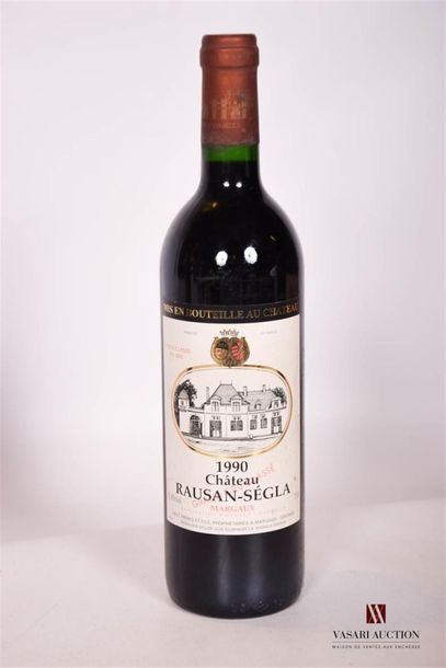 null 1 Bouteille	Château RAUSAN SÉGLA	Margaux GCC	1990
	Et. légèrement tachée. N...