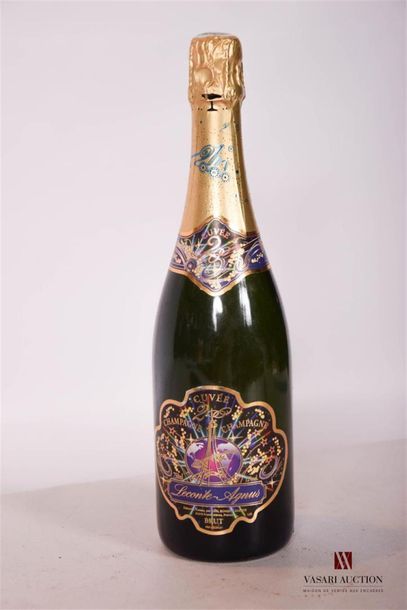 null 1 Bouteille	Champagne LECONTE AGNUS Brut		NM
	Cuvée 2000. Et. impeccable. N...