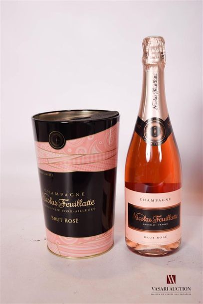 null 1 Bouteille	Champagne NICOLAS FEUILLATTE Brut Rosé		NM
	Bouteille dans son seau...