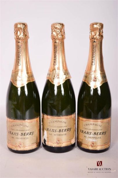 null 3 Bouteilles	Champagne BONNET LECONTE Brut		NM
	Et. portant la mention " Sélectionnée...