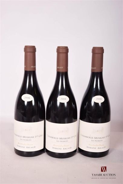 null 3 Bouteilles	CHAMBOLLE MUSIGNY 1er Cru Les Noirots mise DomaineArlaud		2006
	Et.:...