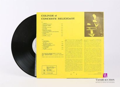 null COLINDE SI CONCERTE RELIGIOASE
1 Disque 33T sous pochette papier
Label : ELECTRECORD...