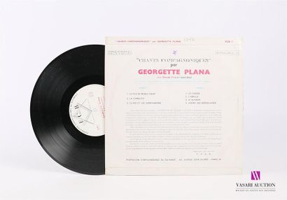 null GEORGETTE PLANA - Chants compagnoniques
1 Disque 33T sous pochette cartonnée
Label...