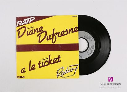 null DIANE DUFRESNE - A le ticket
1 Disque 45T sous pochette cartonnée
Label : RCA...