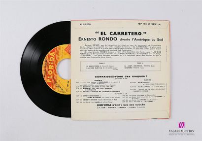 null ERNESTO RONDO - L'Amérique du sud
1 Disque 45T sous pochette cartonnée
Label...