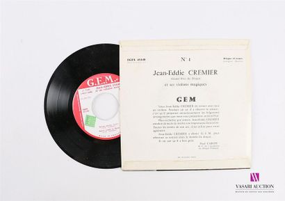 null JEAN EDDIE CREMIER 
1 Disque 45T sous pochette cartonnée
Label : G.E.M EGEX...