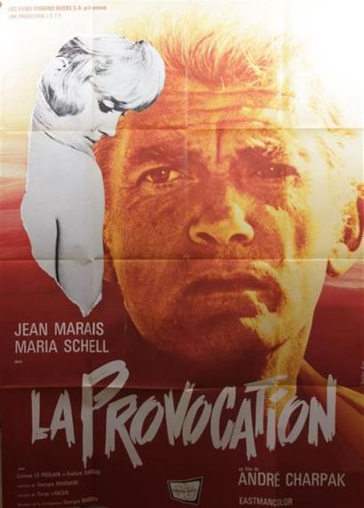 null Lot comprenant : 
RAU Charles (affichiste)
Affiche du film La Provocation réalisé...