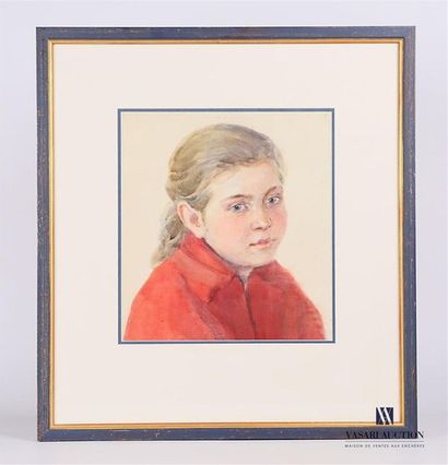 null HINCHTEIN Lia (né en 1922), attribué à
Portrait de Valia Lifanova en 1958
Aquarelle...