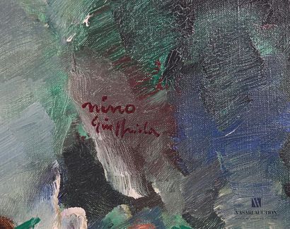 null GIUFFRIDA Nino (né en 1924) 
Répétition
Huile sur toile
Signée en haut à droite...