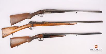 null Fusil de chasse MAS, Manufacture d'Armes de Saint-Etienne, canons juxtaposés...