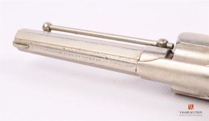 null Revolver REMINGTON calibre .38, canon octogonal à pan supérieur marqué " F.Remington...