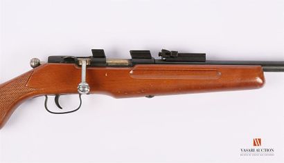 null Carabine à verrou mono coup - canon fileté de 56 cm avec hausse et guidon sous...