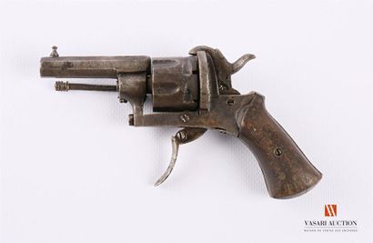 null Revolver à broche systéme Lefaucheux - canon octogonal - barillet canellé à...