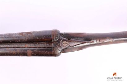 null Fusil hammerless de fabrication liégeoise, bascule signée E.JARD à Bourges,...
