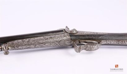 null Fusil de chasse à broches, rare fabrication luxueuse GAUBERT breveté SGDG, rare...