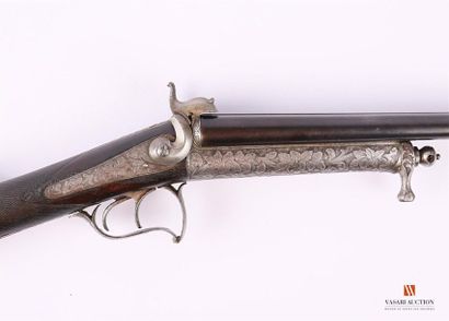 null Fusil de chasse à broches, rare fabrication luxueuse GAUBERT breveté SGDG, rare...